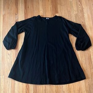 ASOS Black Long Sleeve Mini Dress
